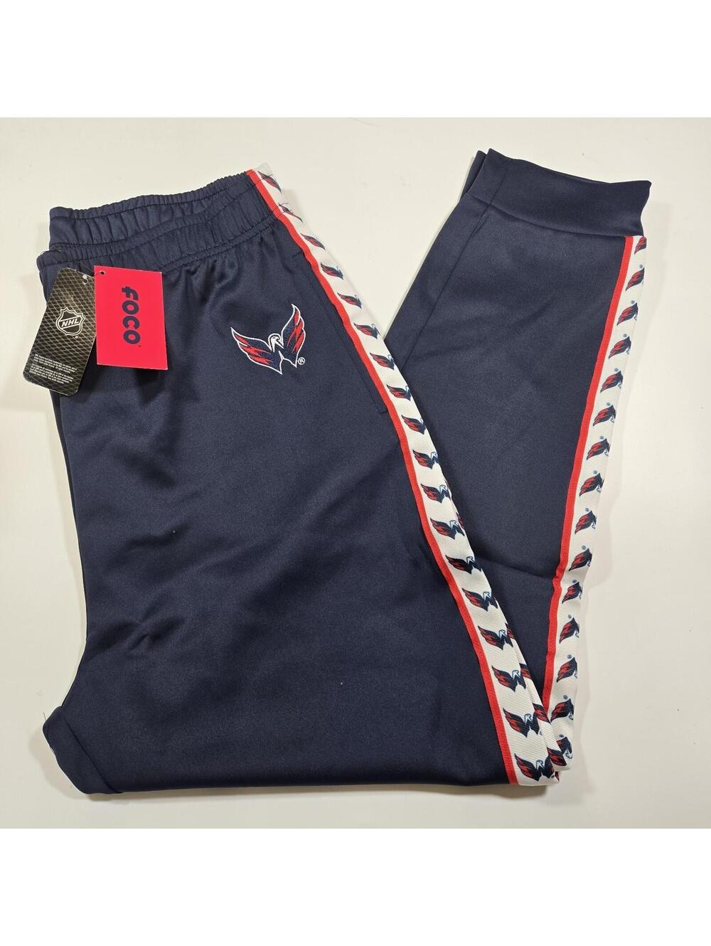 Washington Capitals NHL FOCO Lounge Pants Mens 2XL Navy Blue NWT Joggers New